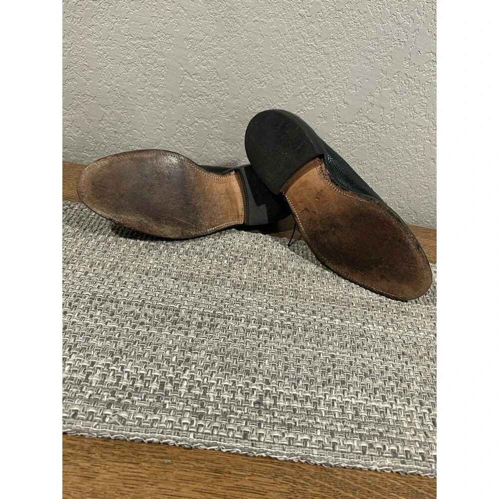 Allen Edmonds MacNeil Black Leather Wingtip Oxfords Dress Shoes Men’s Size 9.5D